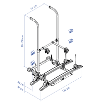 Polkupyöräteline Thule Elite G2 HH Hymer Hooks