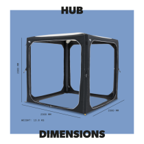 Retkeilysuoja Dometic HUB