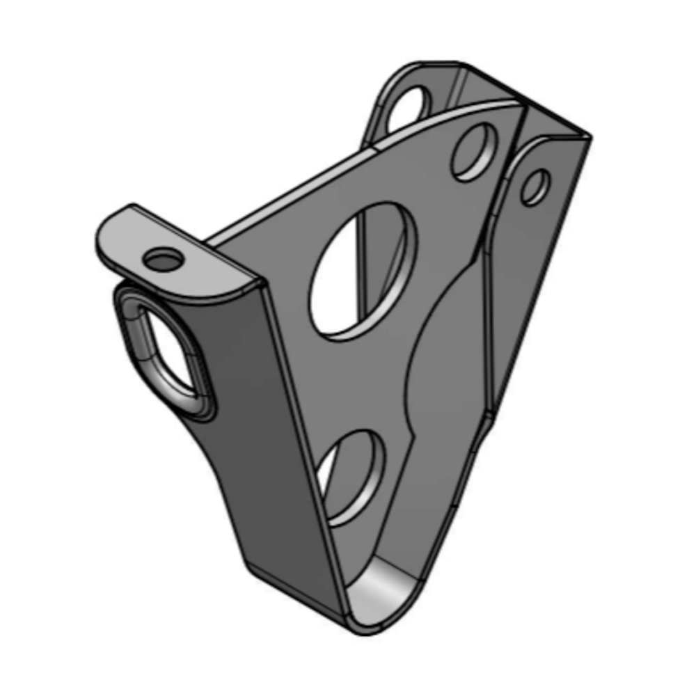 Knott työntöjarrun maatuki KRV 7,5-17