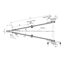 AL-KO V 251T -aisapari, 2500 mm, 2800 kg