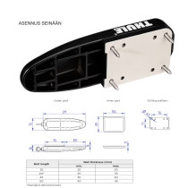 Turvalukko Thule Universal Lock - musta