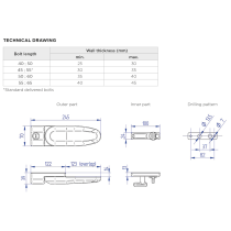 Turvalukko Thule Inside-Out Lock