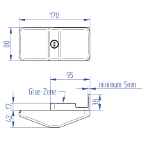 Thule Door Frame Lock -turvalukko kehykseen