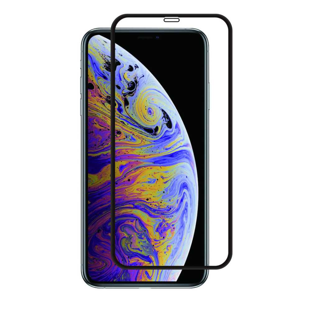 Screenor Full Cover näytönsuojalasi iPhone XS Max / 11 Pro Max - musta