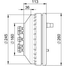 Jarrurumpu WAP 235RS, 5x112