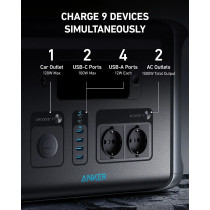 Anker 757 Portable Power Station 1229 Wh - kannettava virta-asema