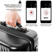 Heys Smart Luggage 66 cm -matkalaukku, musta