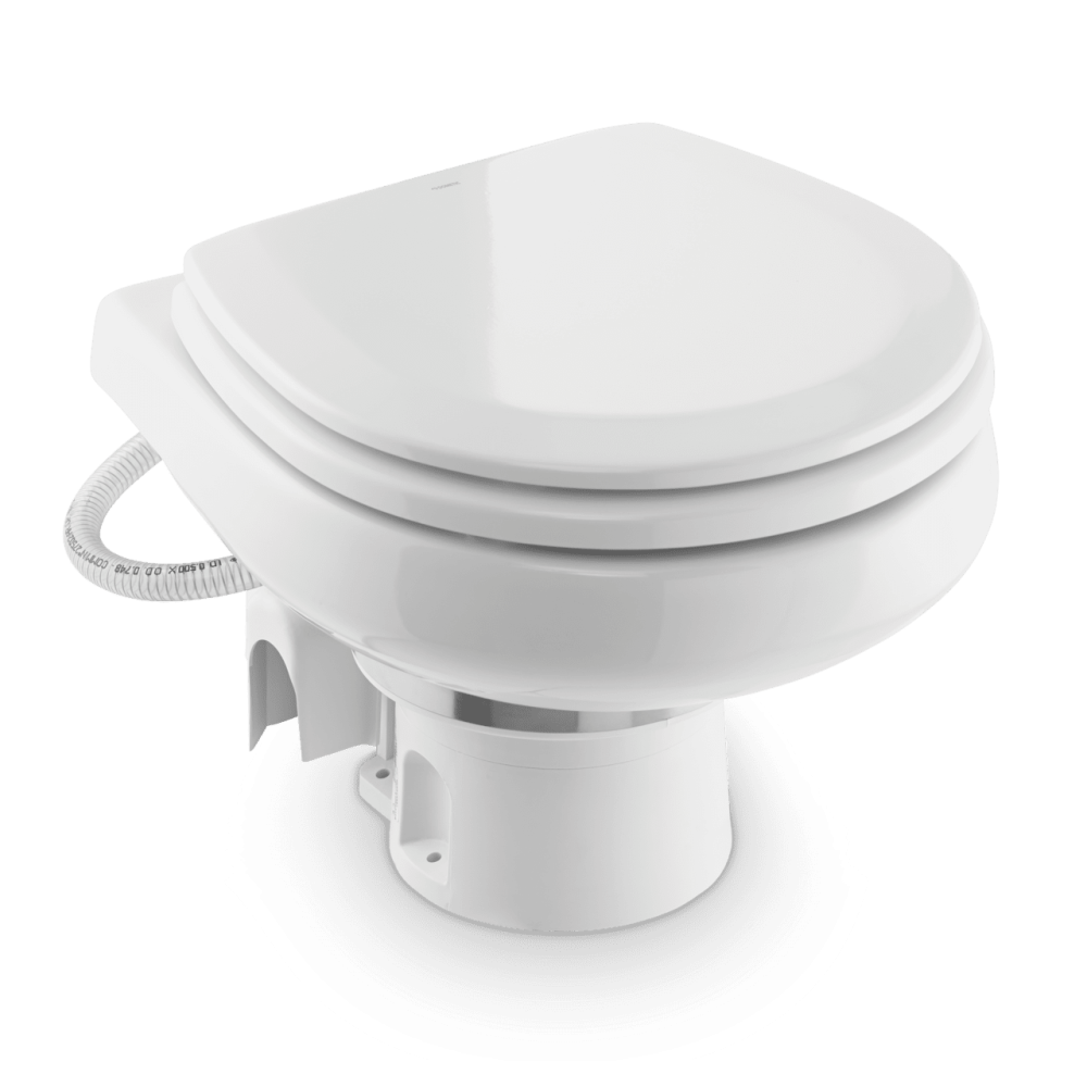 Dometic MasterFlush MF 7260 -sähkökäymälä silppurijärjestelmällä ja raakavesihuuhtelulla