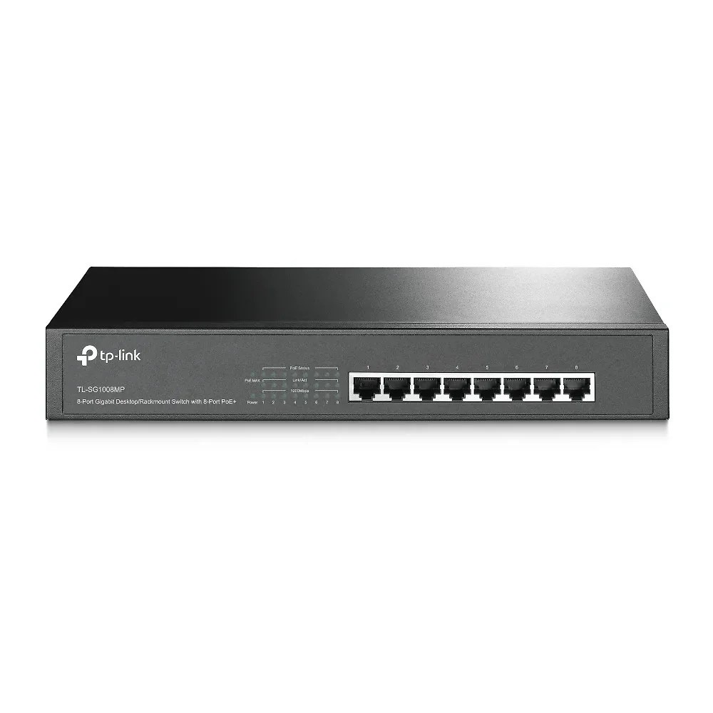 TP-LINK TL-SG1008MP -8-porttinen kytkin