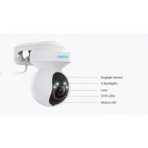 Reolink E Series E540 5MP PTZ Auto Tracking AI WiFi -valvontakamera  LED-kohdevaloilla