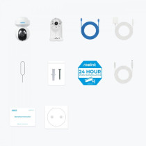 Reolink E Series E560 PTZ Auto Tracking AI WiFi 6 -valvontakamera  LED-kohdevaloilla