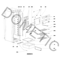 Ritilähylly Dometic RCL / RML 10.4 - kapea