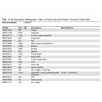 Dometic ritilähylly RCL / RML 10.4 (leveä)