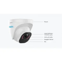 Valvontakamera Reolink P324 5MP Easy Dome AI PoE - %shop-name%