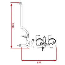 Polkupyöräteline BR-Systems Bike Glide