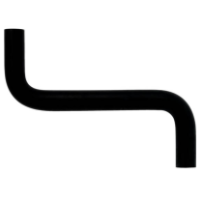 Alde S-kappale, kumi (Ø22 mm, pitkä)