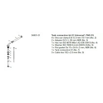 Truma liitossarja 01 polttoainesäiliöön Combi D -F-