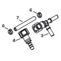 Truma liitossarja 06 polttoainesäiliöön Combi D -F-