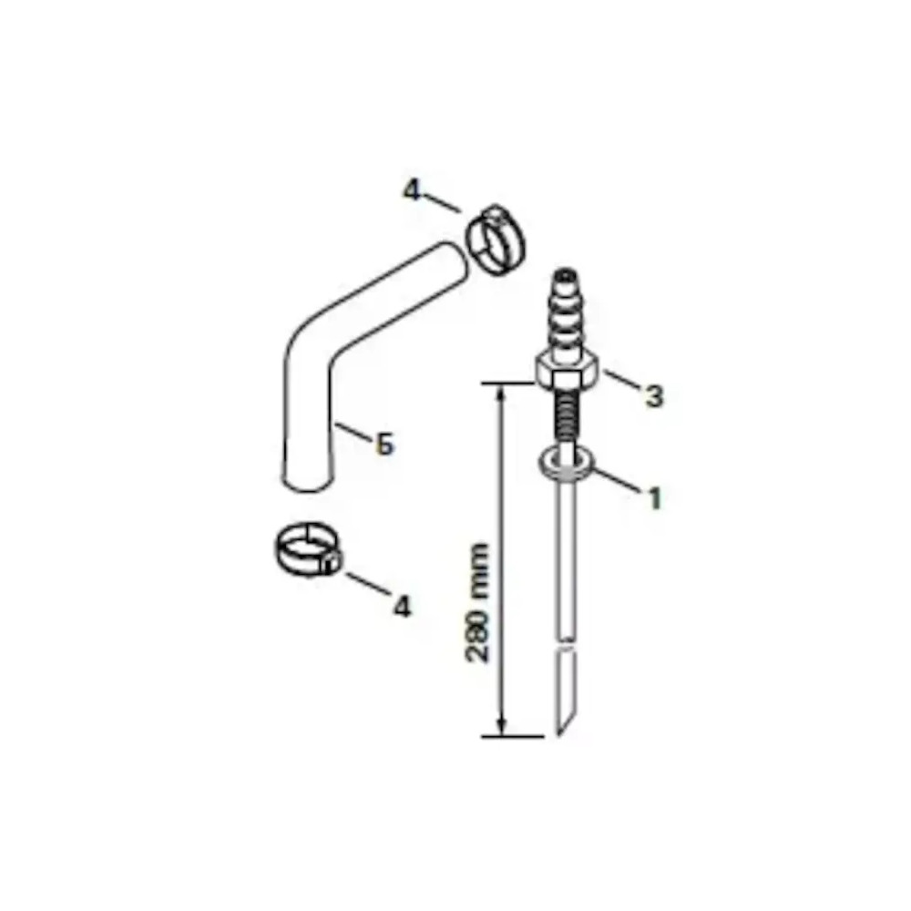 Truma liitossarja 09 polttoainesäiliöön Combi D -F-