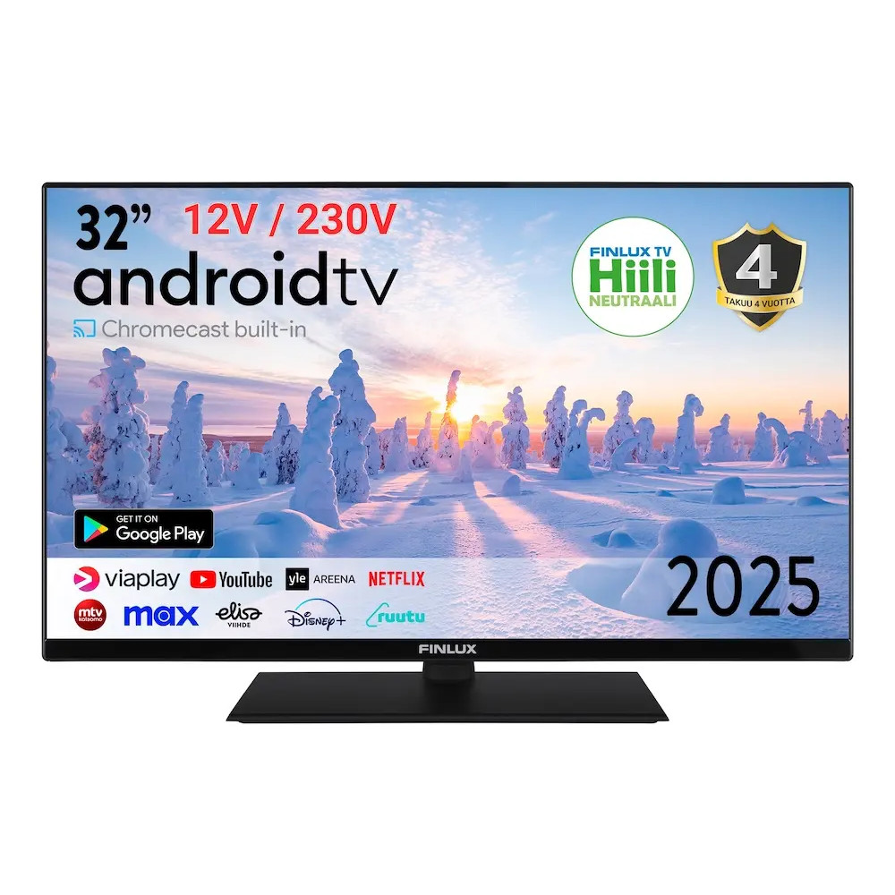 FINLUX 32" M8.2 Android Smart LED-TV, 12V