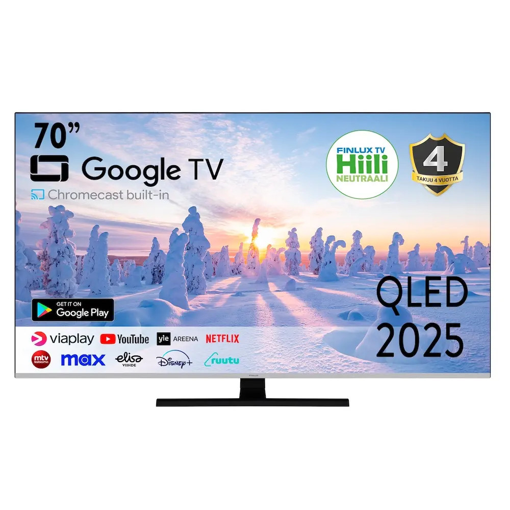 FINLUX 70" G10 4K UHD QLED Google TV FINLUX 70" G10 4K UHD QLED Google TV