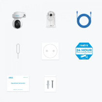 Reolink E Series E560P 8MP PTZ Auto Tracking AI -valvontakamera LED-kohdevaloilla