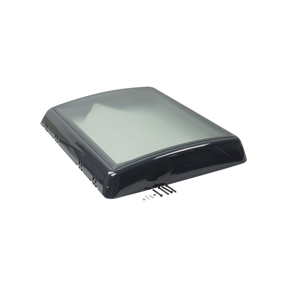 Dometic kupu reunuksella Midi Heki Style, ei kiinnitysosia, musta