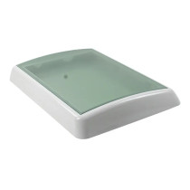 Dometic kupu reunuksella Midi Heki Style, ei kiinnitysosia, valkoinen