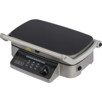 Ströme Sizzle 'n Snack Shack pöytägrilli – kompakti sähkögrilli kotikäyttöön tai retkille