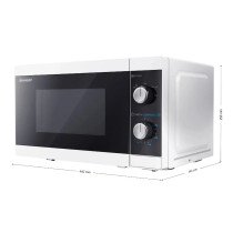 Sharp YC-MS01EW -mikroaaltouuni