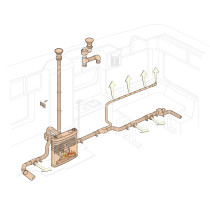 Truma S 5004 -lämmitin automaattisella sytytyksellä, yhdellä puhaltimella