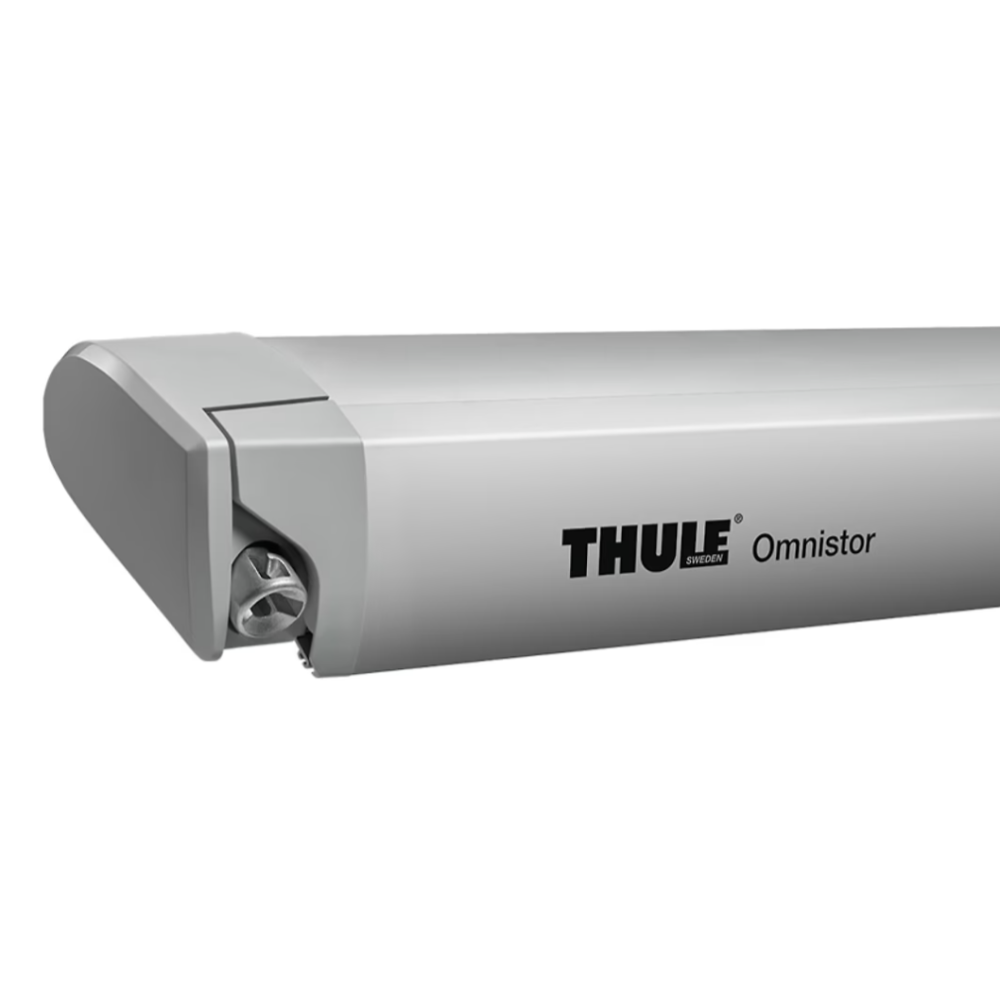 Thule Omnistor 6300 3.25m -kattomarkiisi kiinnityssarjalla, hopeanvärinen