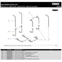 Thule Elite G2 -pyörätaso