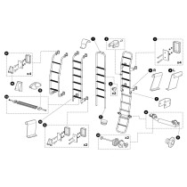 Thule Ladder 10 tikkaan kiinnike