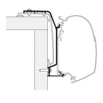 Kattomarkiisin kiinnityssarja Thule Adapter Wall Rapido Serie 6