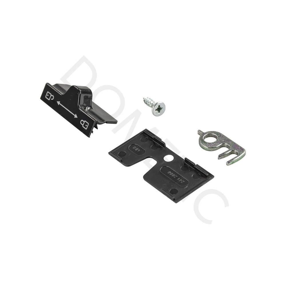 Dometic jääkaapin lukkosarja, mustaharmaa