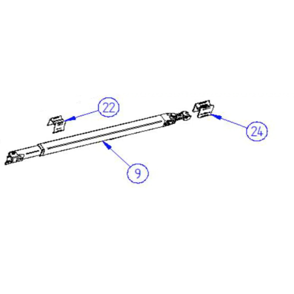 Tukijalan yläkiinnikepari Thule Omnistor 6300