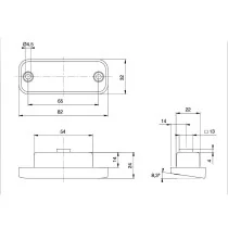 Jokon K 580b LED -rekisterikilvenvalo, 9-35V