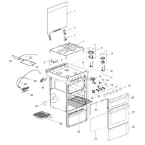 Thetford lieden lasikansi Caprice SOH73xxx, musta