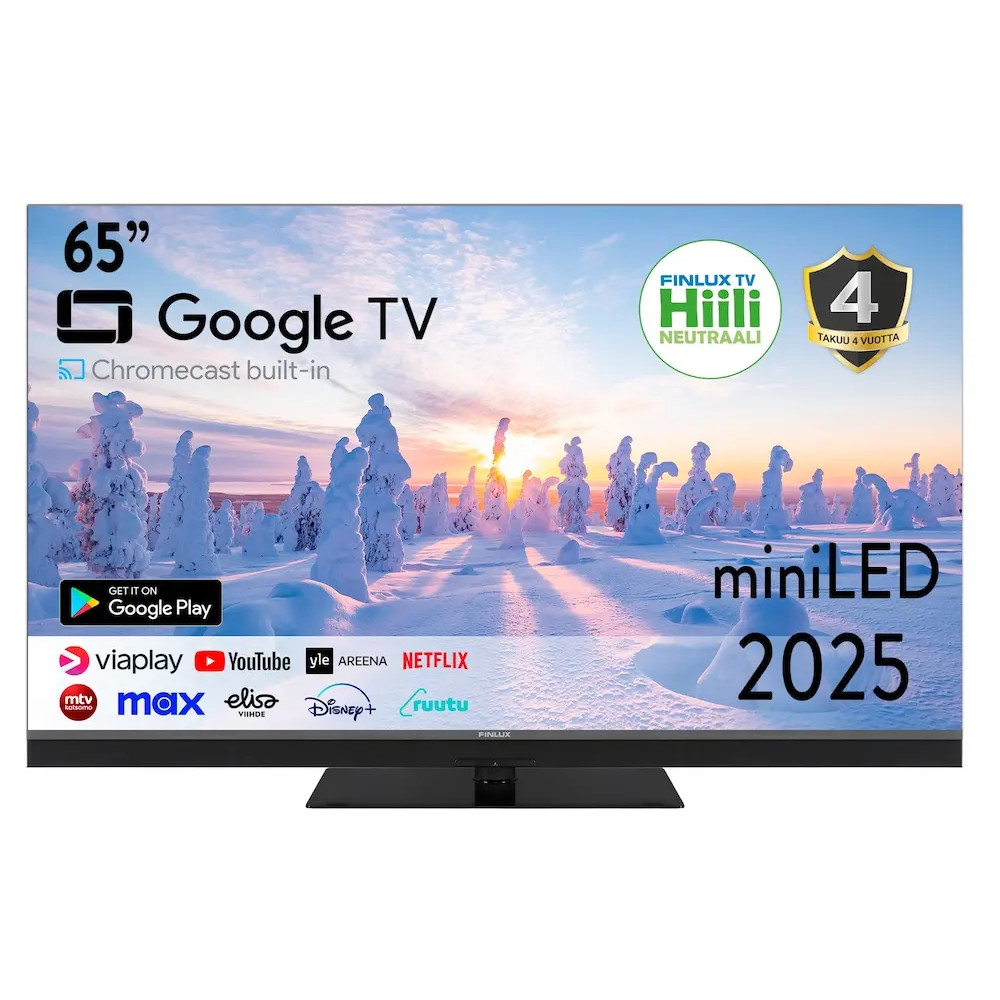 FINLUX 65" G12 4K UHD MiniLED Google TV FINLUX 65" G12 4K UHD MiniLED Google TV