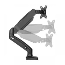 Manhattan Aluminum Gas Spring Single Monitor -pöytäteline näytölle 17-32"