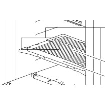 Thetford ritilähylly,415 x 250 mm