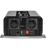 Nedis PIP100012FBK -invertteri, 1000W, 12V