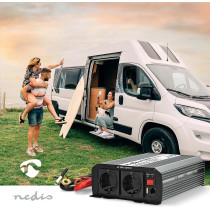Nedis PIP100012FBK -invertteri, 1000W, 12V