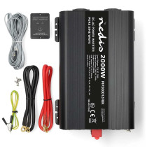 Nedis PIP200012FBK -invertteri, 2000W, 12V