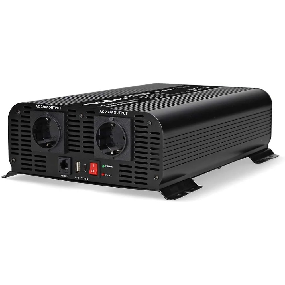 Nedis PIP200024FBK -invertteri, 2000W, 24V Nedis PIP200024FBK -invertteri, 2000W, 24V