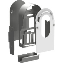 Schneider Electric EVlink Pro AC -seinäkotelo metallisarja, 1 laite