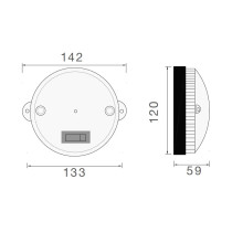 Aspöck Inpoint -sisävalo, 12V