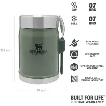 Stanley Classic ruokatermos + spork, 400 ml