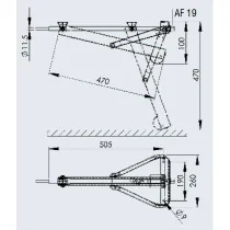 AL-KO Stabilform -nurkkatuki, 800 kg short